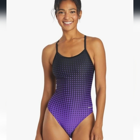 Sporti Other - Women's Black and Purple Competition Swimwear NWT